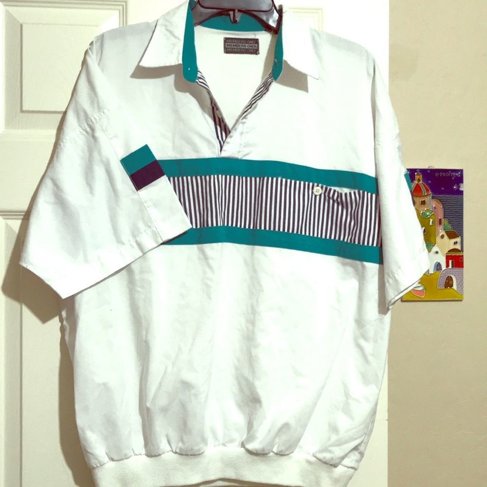 Members only vintage collared shirt sz L